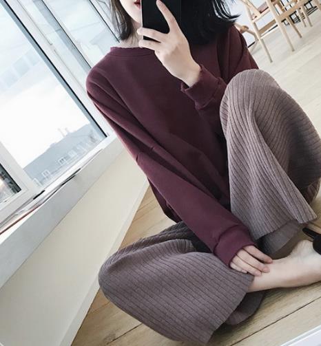 罩衫搭配阔腿裤：时尚显瘦宽松又有范儿（图）