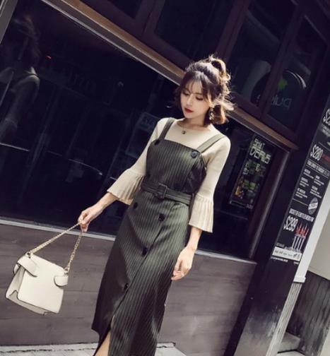 知性优雅的正确打开方式：小高跟+连衣裙（图）