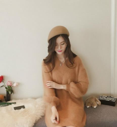 冬天打底必备时尚毛衣：毛衣是保暖的不二之选