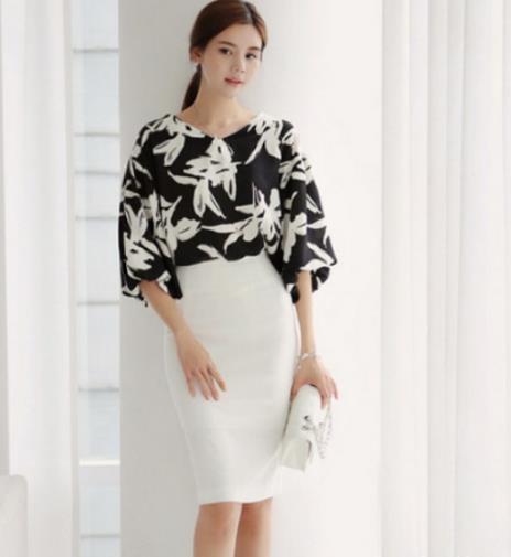 冬季最in穿搭：毛衣＋半身裙带你走进时尚潮流