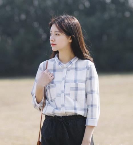 经典格子衫穿搭示范：小清新范儿的最爱（图）