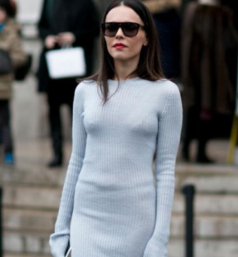 2018早春时尚潮流：针织裙显瘦显高显曲线（图）