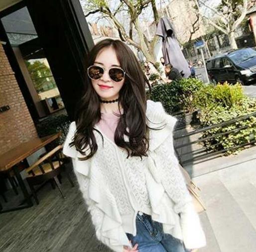 2018最流行时尚甜美的套头长袖毛衣搭配示范（图）
