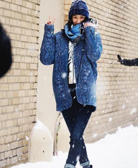 冬季必备保暖利器围巾:教你毛线帽时尚戴法(图) 冬季必备保暖利器围巾:教你毛线帽时尚戴法(图)