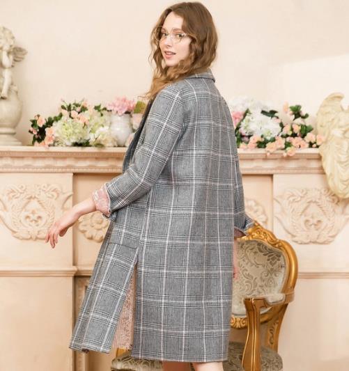 冬季必备时尚保暖皮草拼接呢大衣搭配（图）