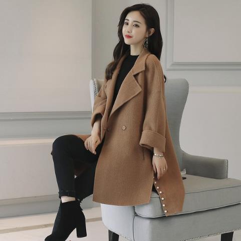 矮个子怎么穿衣才显高：牛角扣毛呢外套分享（图）