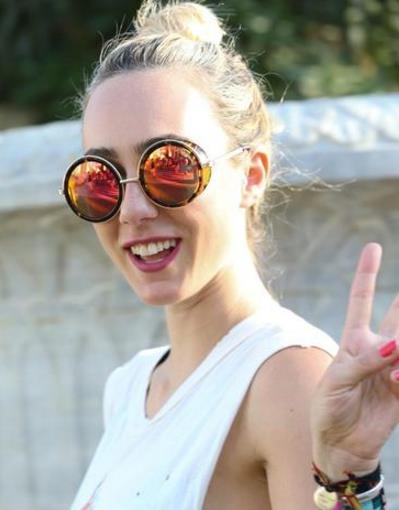 墨镜如何搭配：圆框墨镜打造个性时尚潮流（图）