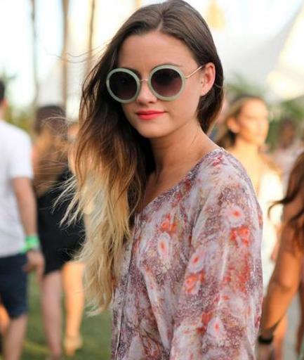 墨镜如何搭配：圆框墨镜打造个性时尚潮流（图）