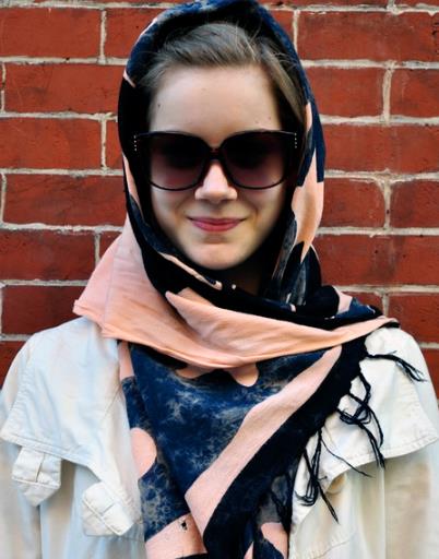 不同脸型不同搭法：围巾戴法有窍门推荐（图）