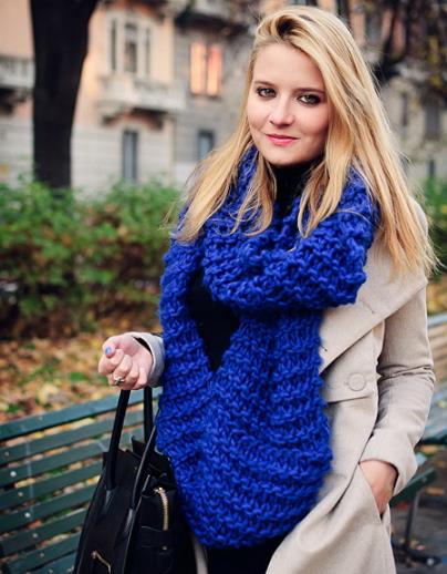 不同脸型不同搭法：围巾戴法有窍门推荐（图）