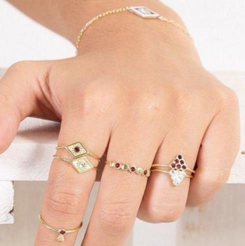 时尚戒指告诉你：指间时髦分分钟（图）