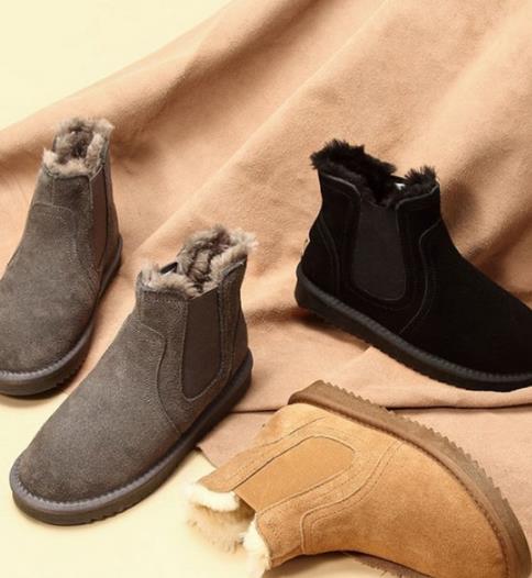 显高显瘦还保暖的雪地靴搭配示范（图）