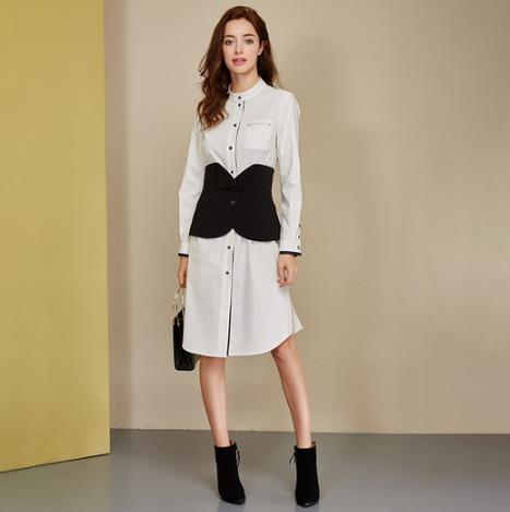 微胖MM穿绳绑带短袖连衣裙：6款显瘦又有个性