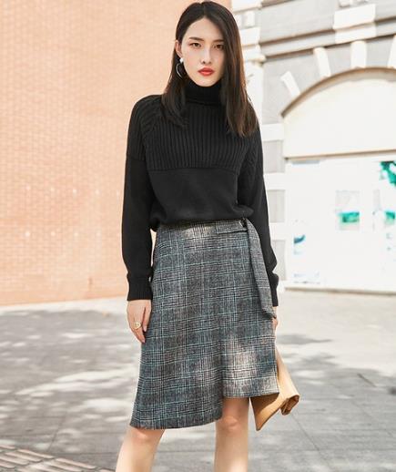 寒冷冬季别忘了怀旧质感格纹装