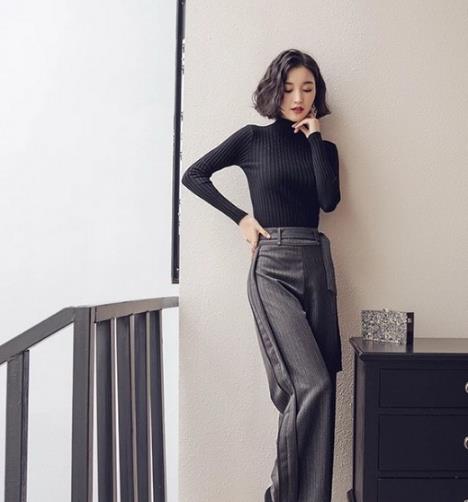 精致干练的OL风 简约职场穿搭示范（图）