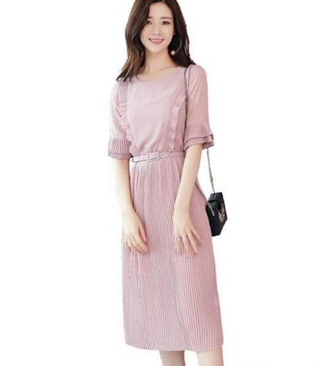 撞色短袖连衣裙搭配：5款连衣裙演绎淑女情怀（图）