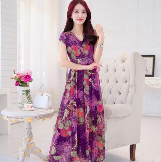 气质印花真丝连衣裙：给你不一样的夏天（图）