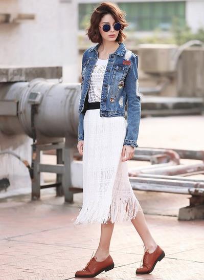 背心裙搭配条纹拼接牛仔短外套:清甜俏皮文艺范 背心裙搭配条纹拼接牛仔短外套:清甜俏皮文艺范
