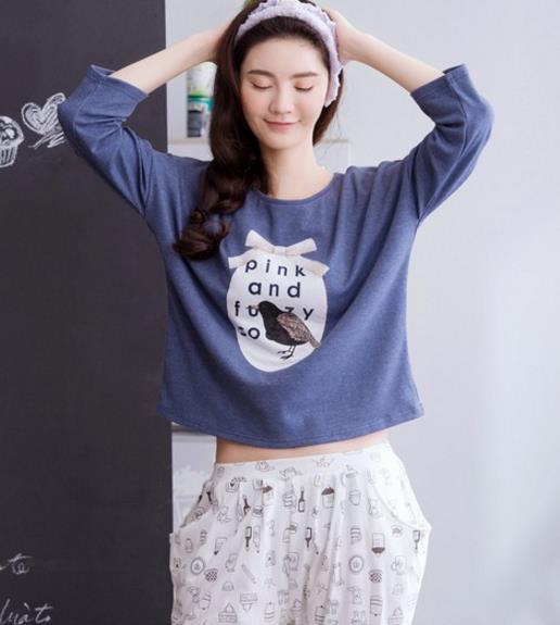 2017早秋印花薄款家居服:女士新款家居服推荐 2017早秋印花薄款家居服:女士新款家居服推荐