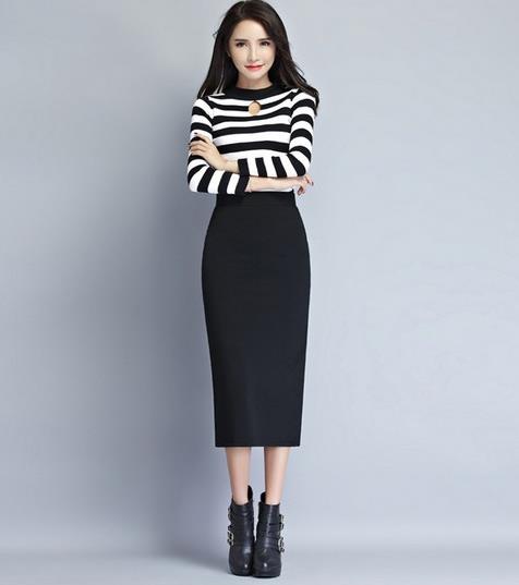 修身百搭水溶蕾丝包臀中长裙：5款搭出妩媚气质