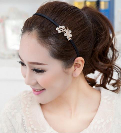 金丝边缠绕发箍搭配：打造乖巧可爱少女心（图）