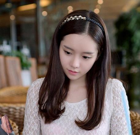 金丝边缠绕发箍搭配：打造乖巧可爱少女心（图）