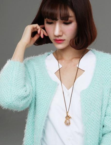 珍珠流苏长款毛衣链：5款毛衣链打造简约优雅气质