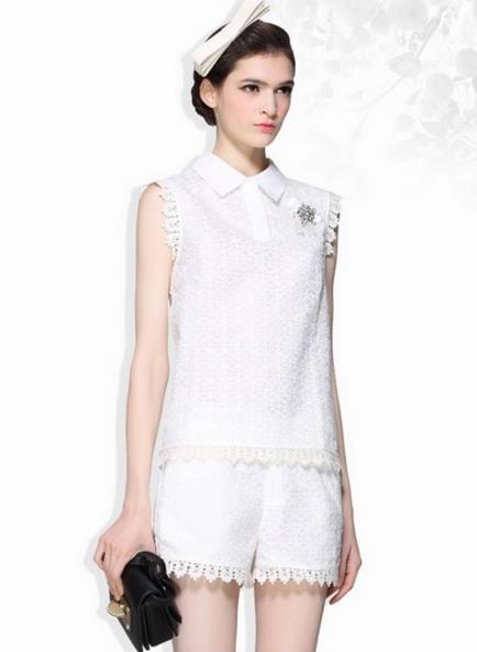 高腰阔腿短裤套装推荐：5款套装创造女神传奇