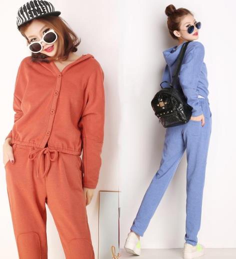 秋季新款休闲运动套装2017：让套装温暖你的秋天
