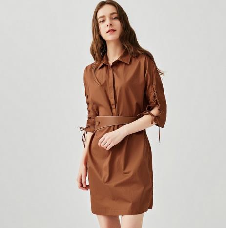 2017早秋木耳边格子连衣裙：女装新款连衣裙分享