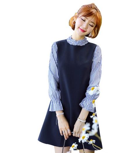 2017早秋刺绣圆领套头卫衣：女装新款卫衣推荐