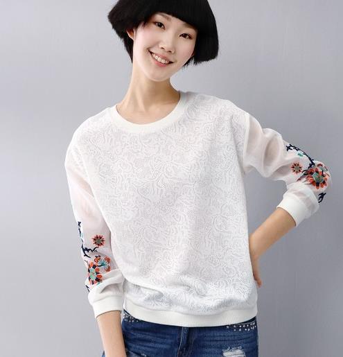 2017早秋蝴蝶结立领长袖衬衫：女士新款衬衫推荐