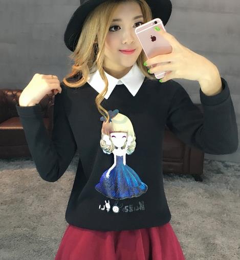 娃娃领蕾丝衬衫搭配包臀裙：打造秋日性感万人迷