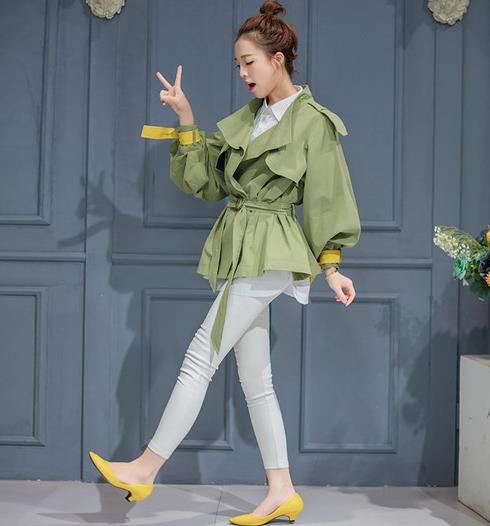 秋款中长款撞色针织马甲搭配：5款搭出时髦范儿