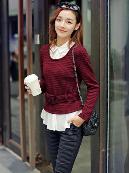 秋款娃娃领修身拼接连衣裙:5款打造清纯甜美风 秋款娃娃领修身拼接连衣裙:5款打造清纯甜美风