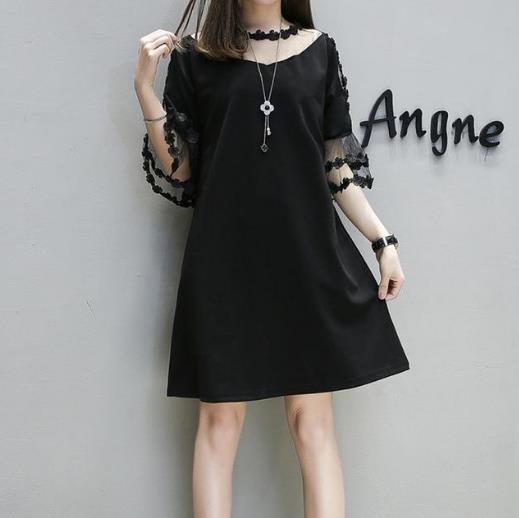 微胖MM怎么穿显高显瘦：5款木耳边连衣裙推荐（图)