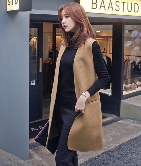 中长款纯色单排扣马甲怎么搭配:5款百搭马甲分享 中长款纯色单排扣马甲怎么搭配:5款百搭马甲分享