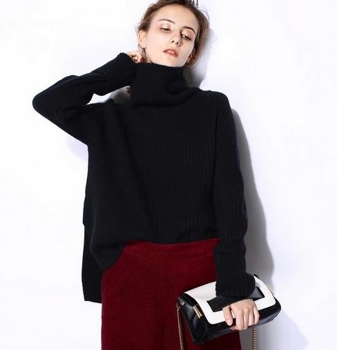 小脚裤搭配流苏宽松斗篷毛衣：5款蜕变知性名媛范