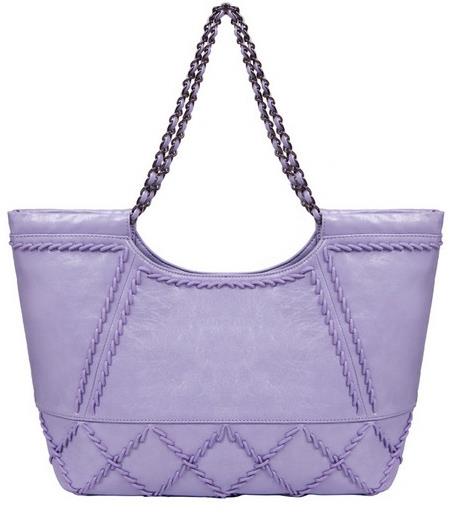 2017早秋小香风菱格链条包搭配：时尚链条包推荐