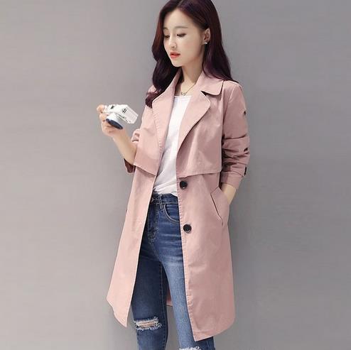 牛仔裤搭配拼接系带简约风衣:百搭时尚甜美风(图) 牛仔裤搭配拼接系带简约风衣:百搭时尚甜美风(图)