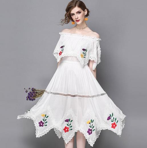 镂空连衣裙就是打破单调的调和剂（图）