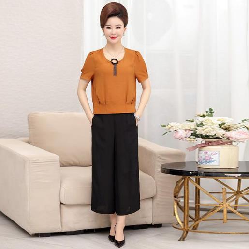 微胖穿雪纺阔腿裤两件套好看吗：5款显瘦推荐（图)