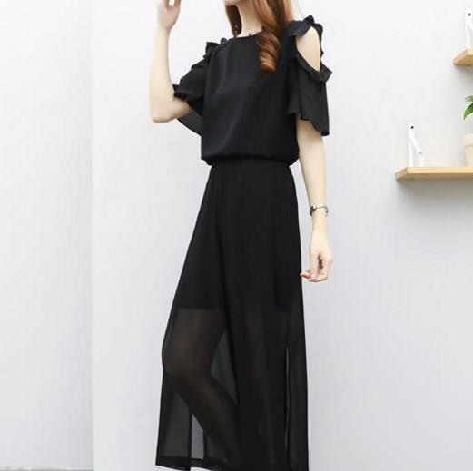 微胖穿雪纺阔腿裤两件套好看吗：5款显瘦推荐（图)