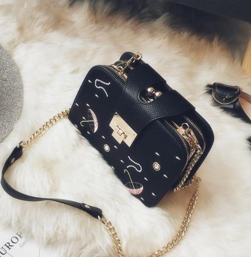 2017新款菱格斜挎链条包：优雅时尚链条包推荐（图）