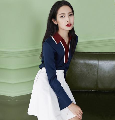 露肩撞色针织衫怎么搭配：显瘦百搭针织衫推荐（图）