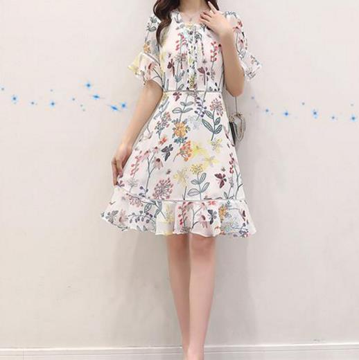 微胖MM穿荷叶边连衣裙：显高显瘦连衣裙推荐（图）