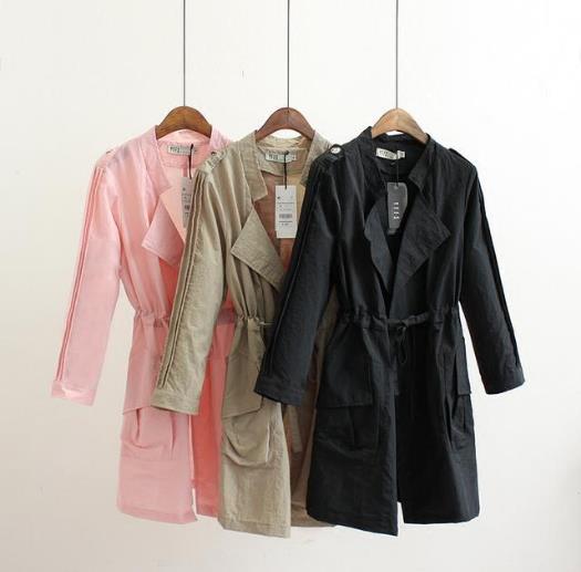 胖mm有这5款2017秋装新款中长款风衣就够了（图）