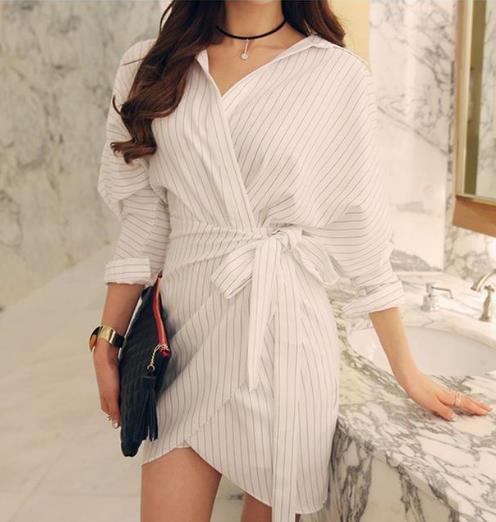 刺绣系带衬衫裙的多种搭配:个性时尚衬衫裙推荐(图) 刺绣系带衬衫裙的多种搭配:个性时尚衬衫裙推荐(图)