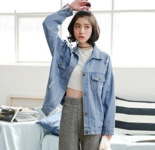 早秋有这几款蝙蝠袖BF破洞牛仔外套就知足了(图) 早秋有这几款蝙蝠袖BF破洞牛仔外套就知足了(图)