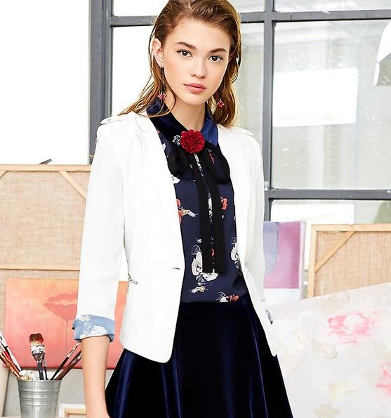 早秋有这几款格子翻领外套：足够时尚帅气一秋天（图)